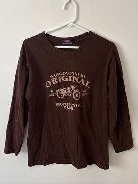 London Classic Brown Crewneck Tee